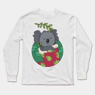 Kawaii Koala Boba Long Sleeve T-Shirt